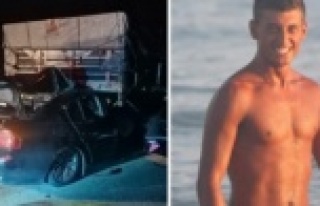 Tıra arkadan çarpan otomobildeki yolcu hayatını...