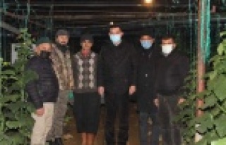 Türkdoğan üreticilerle don nöbetinde