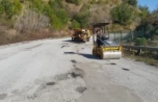 Alanya yollarında bisiklet yarışı hazırlığı