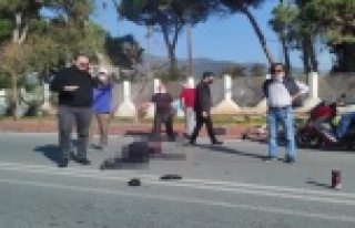 Alanya’da motosiklet ile bisiklet çarpıştı:...