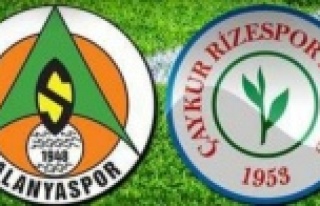 Alanyaspor'un konuğu Rize