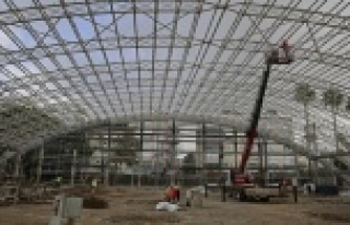 Atatürk Kapalı Spor Salonu’nda yapı güçlendirme...