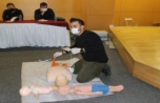 Büyükşehir personeline ilk yardım eğitimi