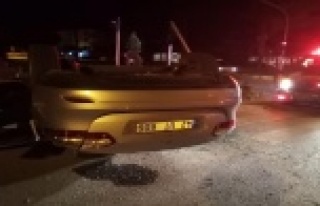 Cenazeye giderken kaza yaptılar: 3 yaralı