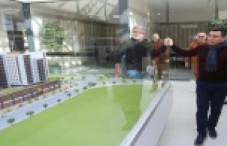 Kentsel dönüşüm için yapılan 317 dairenin ilk...