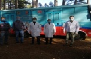 Kırsal bölgelerdeki sokak hayvanları tek tek aşılanıp...