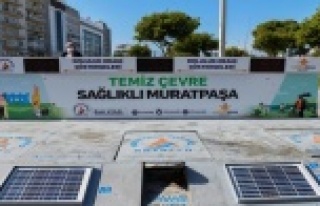 Muratpaşa'da akıllı konteynerler hizmette