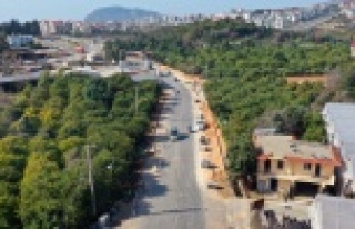 Oba'da 6 bin metrekarelik kaldırım çalışması...