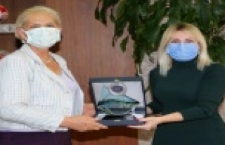 Patara Kazı Başkanı Prof.Dr. Işık'a plaket