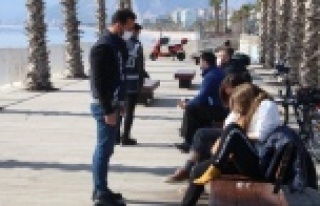 Sahildeki yoğunluğa sıkı denetim