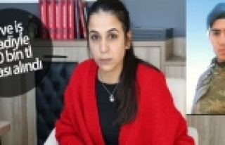 Şehit eşini 310 bin lira dolandırdılar!