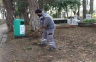 19 ilçede mezarlıklara bahar temizliği