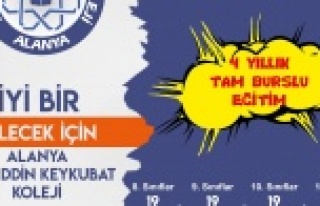 Alaaddin Keykubat Koleji bursluluk sınavı yoğun...