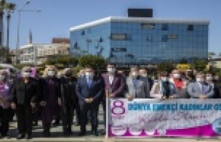 Alanya'da 8 Mart Dünya Emekçi Kadınlar Günü...