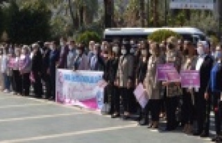 Alanya'da kadınlar günü kutlandı