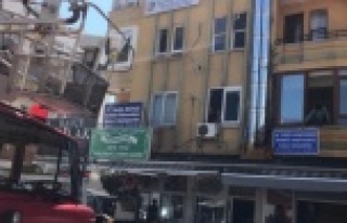 Alanya'da korkutan yangın