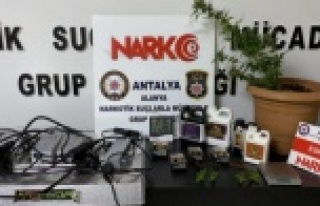 Alanya'da uyuşturucu operasyonu