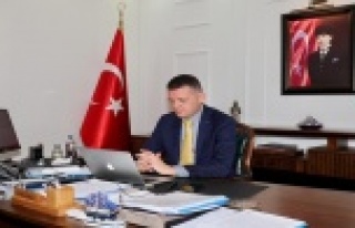 Alanya Kaymakamı online toplantıya katıldı