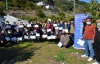 Alanya’da 110 üreticiye sertifika verildi