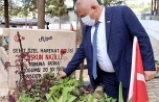 ALTSO Başkanı Şahin'den şehitlerimize ziyaret