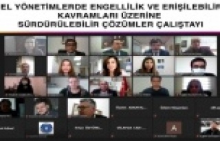 Büyükşehir Belediyesinin online çalıştayları...