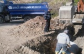 Büyükşehirden Alanya kırsalında yoğun mesai