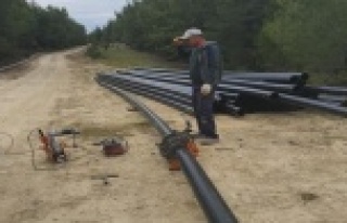 Çardak Taşağıl Sulama Suyu Projesi hızla devam...