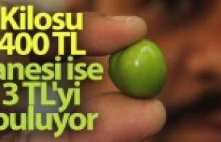 Eriğin Kilosu 400 TL tanesi ise 3 TL'yi buluyor