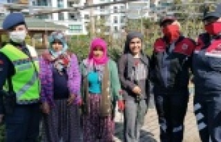 Jandarma Şehit ve Gazi annelerini unutmadı