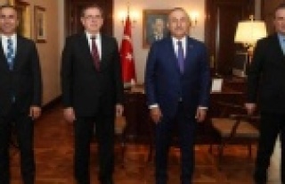 MHP'li Yıldız, Bakan Çavuşoğlu ile buluştu