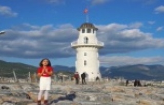 Minik Azra Alanya’nın gururu oldu