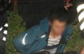 Motosikletine çarptıkları çöp toplayan genci...