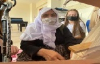 Okuma yazması olmayan 86 yaşındaki Teslime nine...