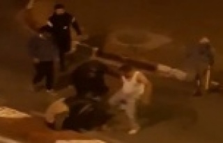 Sokak ortasında bayıltan dayak