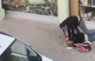 Sokak ortasında öldüresiye dayağa tutuklama