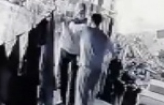 Zile basarak kontrol yapan hırsızlık şüphelisini...