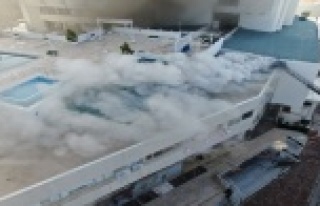 4 yıldızlı otelde müşterilerin yangın paniği