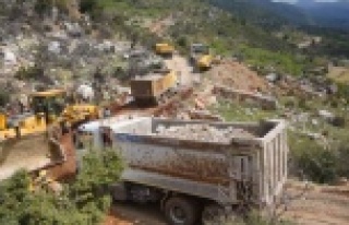 Alanya Belediyesi'nden 5 km yeni yol