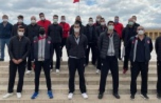 Alanya Belediyespor Anıtkabir'de