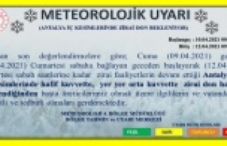 Alanya soğuk ve yağışlı havanın etkisi altına...