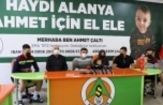 Alanyaspor'dan Ahmet için milyonluk bağış
