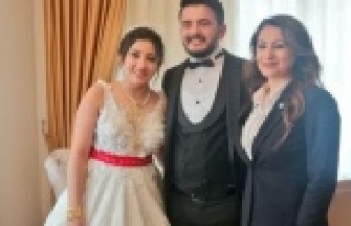 Aydoğan'ın düğün mutluluğu