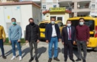 Başkan Çalış'tan taksicilere hijyen teşekkürü