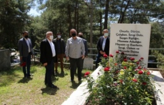 Başkan Şahin, Müstakbel Dim’in kabrini ziyaret...