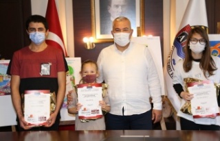 'Benim Alanyam' resim birincileri ödüllendirildi