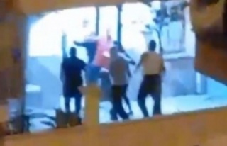 Çatallı mahalle kavgası kamerada