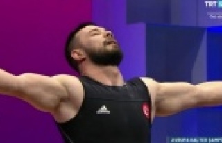 Daniyar Ismailov, Avrupa Halter Şampiyonası'nda...