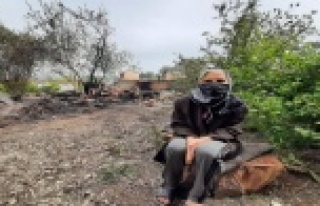 Gece çıkan yangın, müstakil evi kül etti