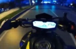 Kural tanımayan motosiklet sürücüsüne ceza yağdı