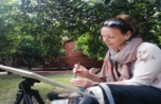 Rus turist tatil için geldiği Çıralı'da...